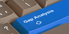 Gap Analysis: How to Find and Fix Performance Gaps Close-up of a blue keyboard key labeled "Gap Analysis."
