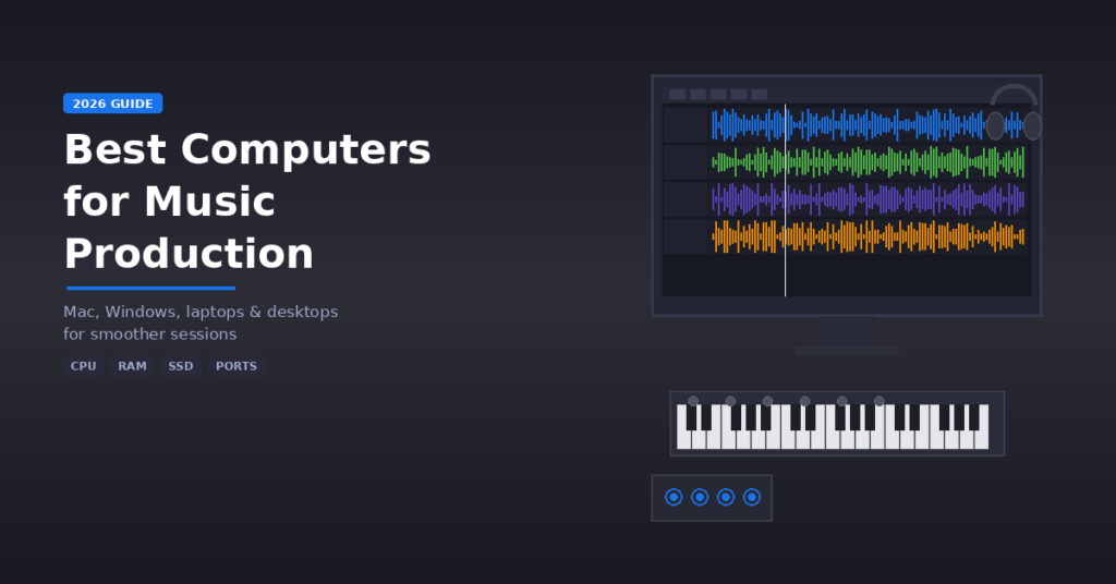 Best Music Production Computer (2026): 7 Picks for Every Budget