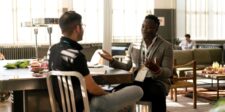 Meta's AI Business Agent is free — your data is the price Two professionals having a business conversation in a bright office lounge.