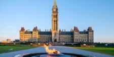Canada's foreign-influence registry starts August 4: some businesses may need to register Parliament Hill in Ottawa with the Centennial Flame in the foreground.
