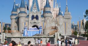 Cinderella Castle at Magic Kingdom in Walt Disney World, Florida.