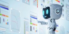 AI assistant interface reviewing online shopping and ecommerce data.