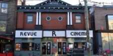 Exterior of the historic Revue Cinema on Roncesvalles Avenue in Toronto.