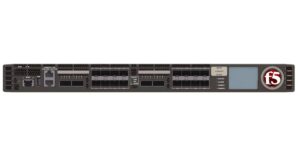 F5 BIG-IP rSeries network appliance shown against a white background.