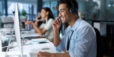 Meta reportedly tested human contractors for some Muse AI calls Customer service workers handling phone calls at computer workstations.