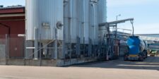 Record diesel margins add pressure across freight, farms and construction Tanker truck loading pulverized chalk beside industrial silos in Grötö, Sweden.
