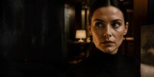China, Singapore and Korea are taking different bets on AI filmmaking AI-generated woman in a cinematic interior, illustrating synthetic performers in AI filmmaking.