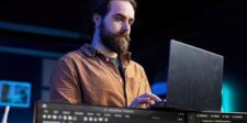 Fake Claude installer hid behind a Google ad and a Bing redirect Man using a laptop, illustrating a fake Claude installer campaign that tricked users through search ads and redirects.