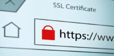 Browser address bar showing an SSL certificate and HTTPS padlock, illustrating shorter Let’s Encrypt TLS certificate lifetimes.