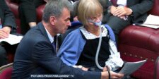 UK Parliament hears its first AI-voiced speech using ElevenLabs technology Member of the House of Lords using an assistive breathing device during a speech delivered with an AI-generated recreation of her voice.